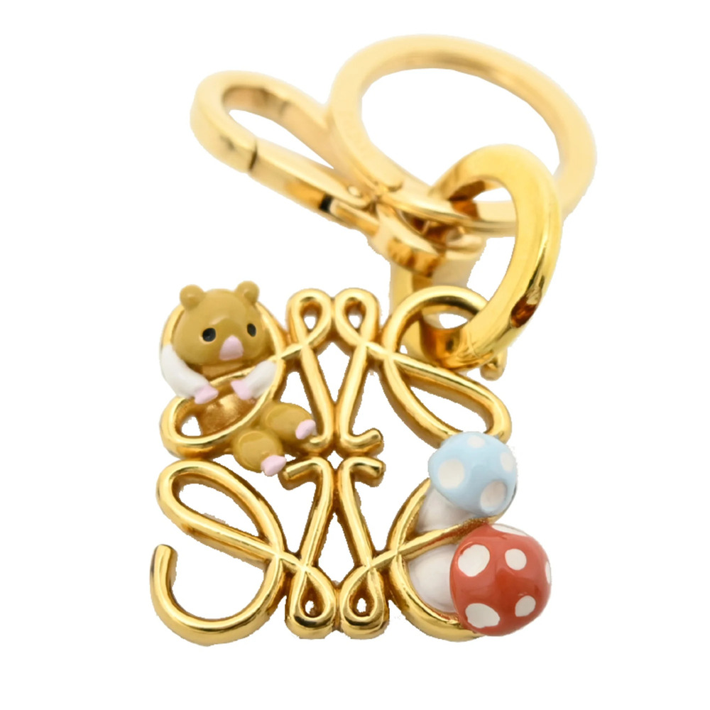 Loewe Hamster Anagram Charm (Snafujista Collaboration) Women's Keychain C6212...